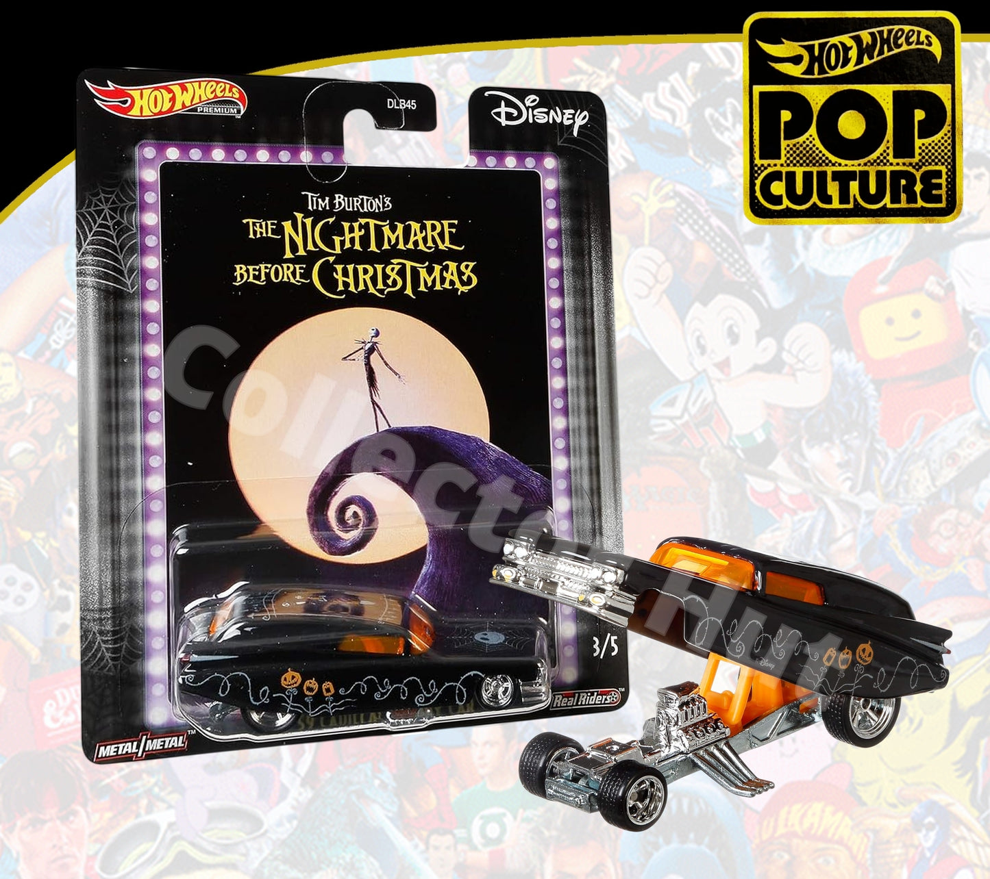 Hot Wheels Premium Pop Culture Themed Vehicles HXD63 Real Riders
