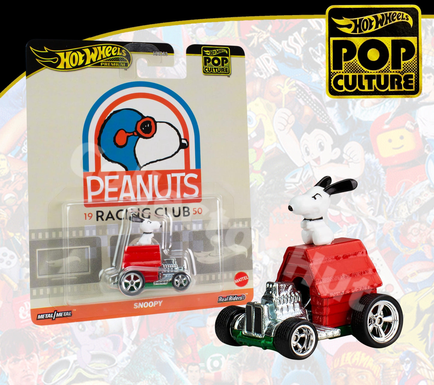 Hot Wheels Premium Pop Culture Themed Vehicles HXD63 Real Riders