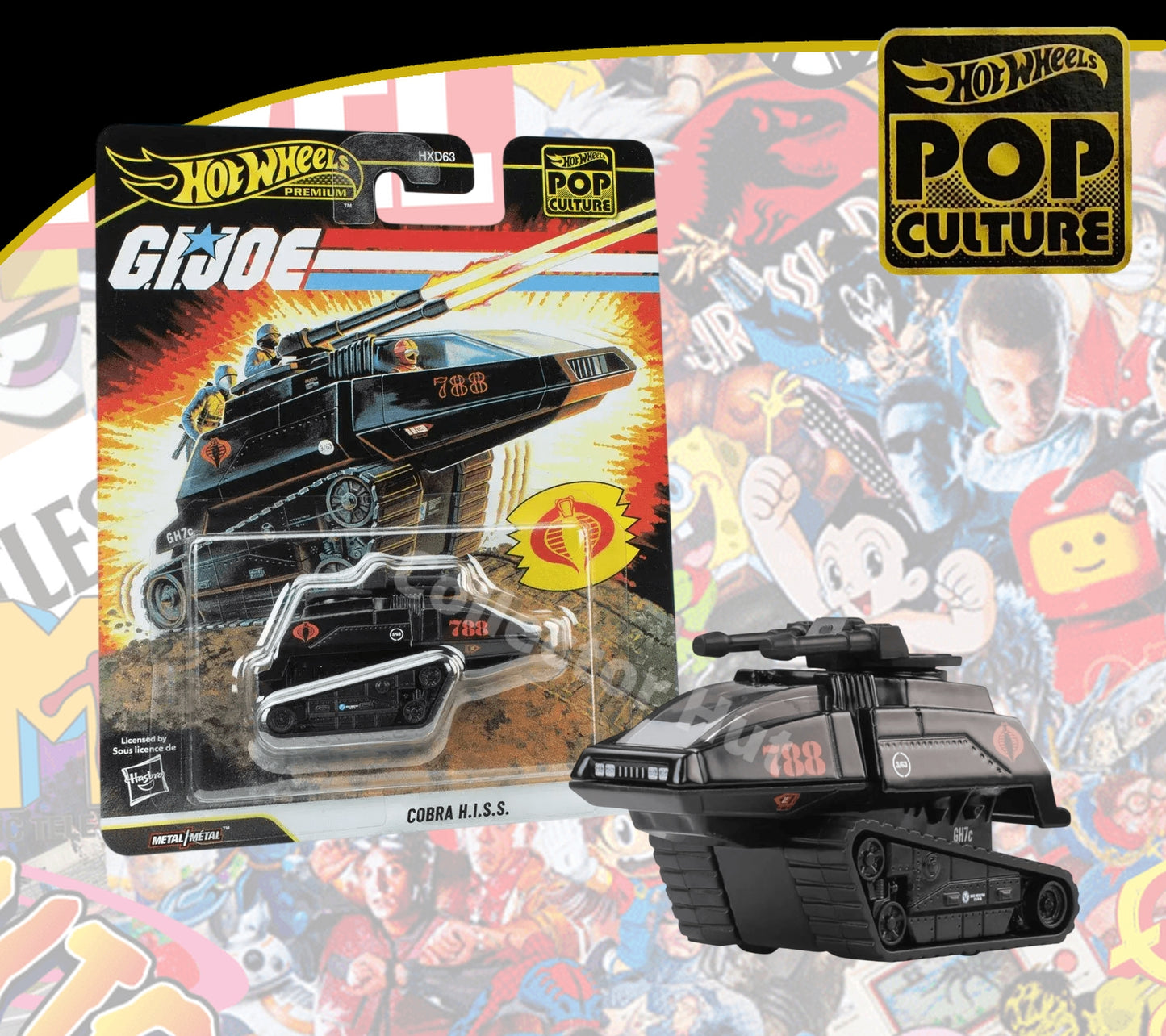 Hot Wheels Premium Pop Culture Themed Vehicles HXD63 Real Riders