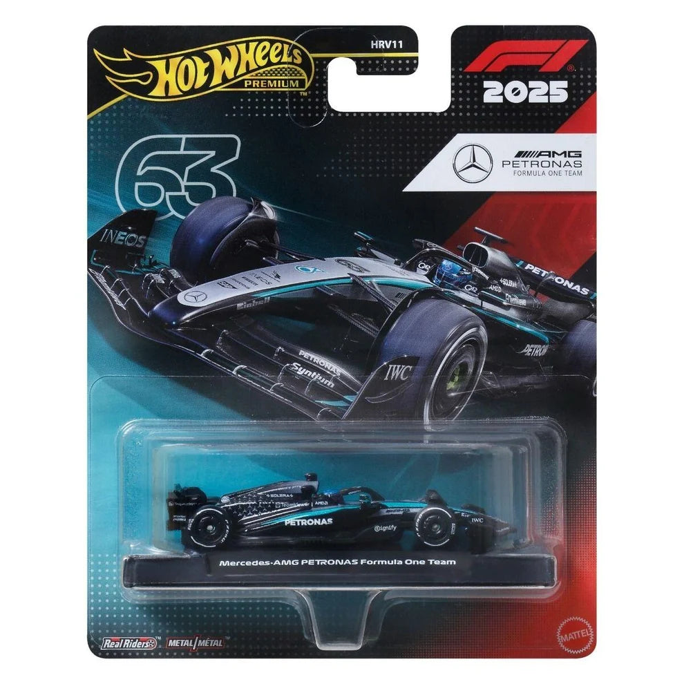 Hot Wheels Premium Formula 1 Team Racing 2025 Season 1:64 Scale Die Cast