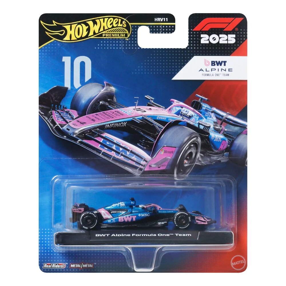 Hot Wheels Premium Formula 1 Team Racing 2025 Season 1:64 Scale Die Cast