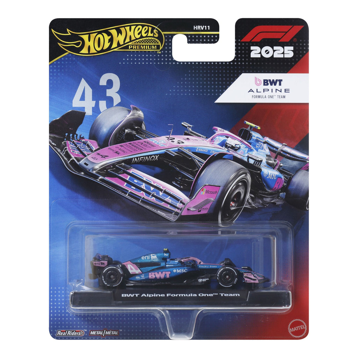 Hot Wheels Premium Formula 1 Team Racing 2025 Season 1:64 Scale Die Cast