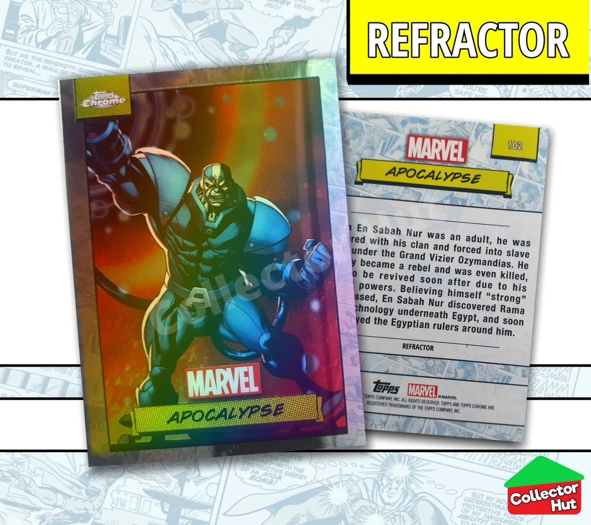 Marvel Topps Chrome 2024 REFRACTOR Card Collection YOU CHOOSE
