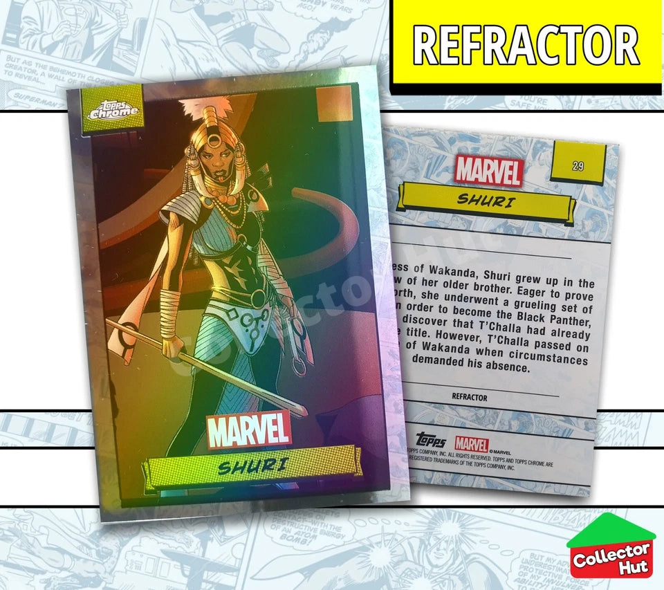 Marvel Topps Chrome 2024 REFRACTOR Card Collection YOU CHOOSE