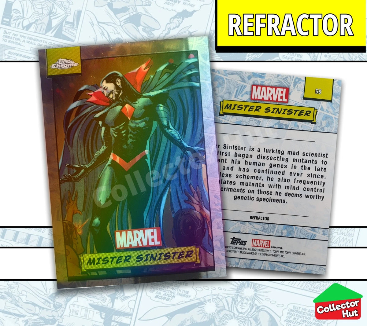 Marvel Topps Chrome 2024 REFRACTOR Card Collection YOU CHOOSE