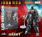 Iron Man Action Figures 1:10 Scale ZD Toys Wave 3 LED Marvel Avengers Infinity Saga