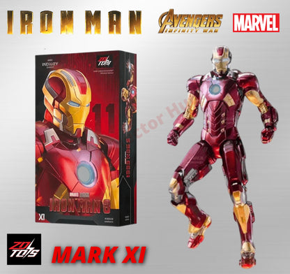 Iron Man Action Figures 1:10 Scale ZD Toys Wave 2 Marvel Avengers Infinity Saga