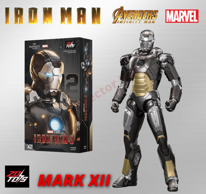 Iron Man Action Figures 1:10 Scale ZD Toys Wave 2 Marvel Avengers Infinity Saga