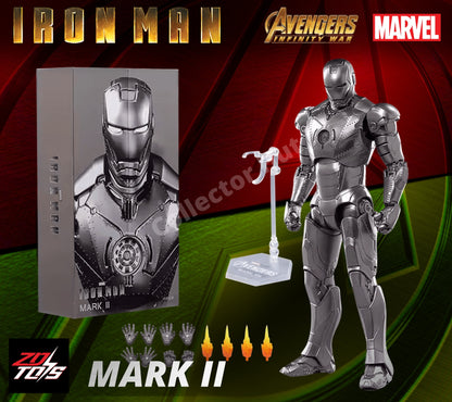 Iron Man Action Figures 1:10 Scale ZD Toys Wave 2 Marvel Avengers Infinity Saga