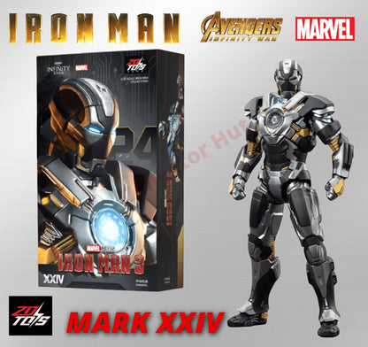 Iron Man Action Figures 1:10 Scale ZD Toys Wave 2 Marvel Avengers Infinity Saga