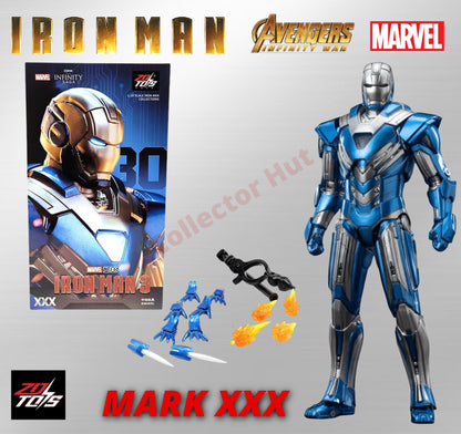 Iron Man Action Figures 1:10 Scale ZD Toys Wave 2 Marvel Avengers Infinity Saga