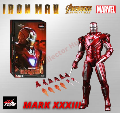 Iron Man Action Figures 1:10 Scale ZD Toys Wave 2 Marvel Avengers Infinity Saga