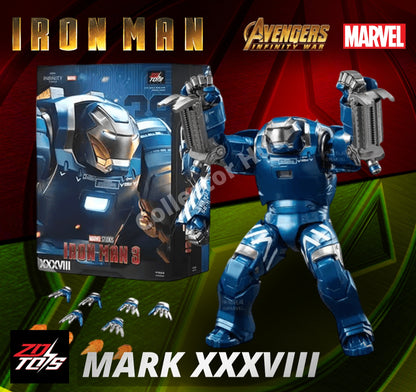 Iron Man Action Figures 1:10 Scale ZD Toys Wave 2 Marvel Avengers Infinity Saga