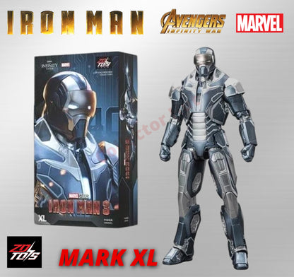 Iron Man Action Figures 1:10 Scale ZD Toys Wave 2 Marvel Avengers Infinity Saga