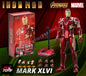 Iron Man Action Figures 1:10 Scale ZD Toys Wave 2 Marvel Avengers Infinity Saga