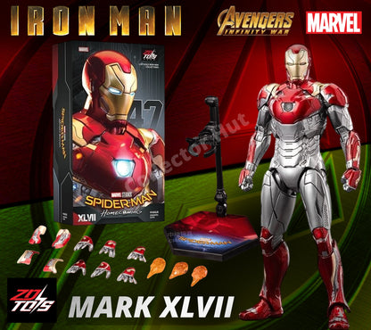 Iron Man Action Figures 1:10 Scale ZD Toys Wave 2 Marvel Avengers Infinity Saga