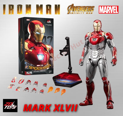 Iron Man Action Figures 1:10 Scale ZD Toys Wave 2 Marvel Avengers Infinity Saga