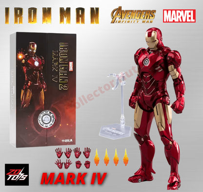 Iron Man Action Figures 1:10 Scale ZD Toys Wave 2 Marvel Avengers Infinity Saga