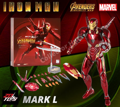 Iron Man Action Figures 1:10 Scale ZD Toys Wave 2 Marvel Avengers Infinity Saga