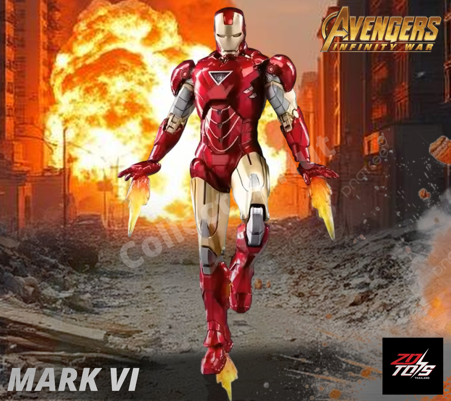 Iron Man Action Figures 1:10 Scale ZD Toys Wave 2 Marvel Avengers Infinity Saga