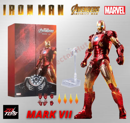 Iron Man Action Figures 1:10 Scale ZD Toys Wave 2 Marvel Avengers Infinity Saga