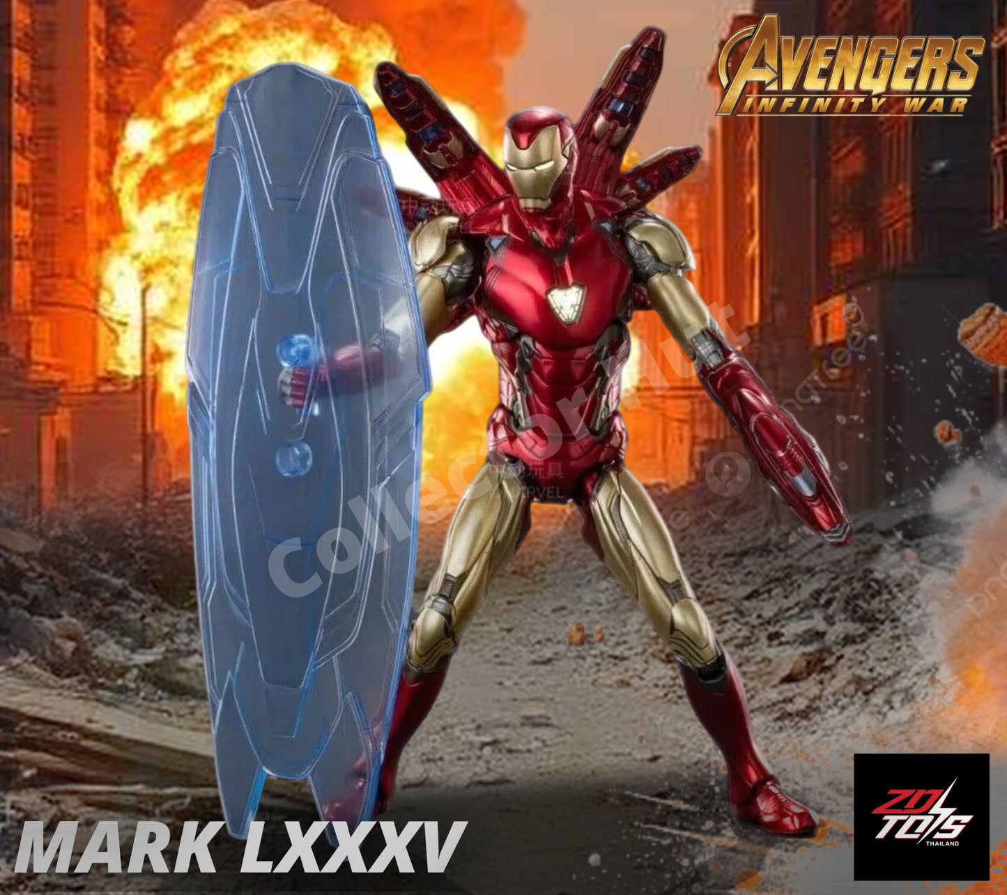 Iron Man Action Figures 1:10 Scale ZD Toys Wave 2 Marvel Avengers Infinity Saga