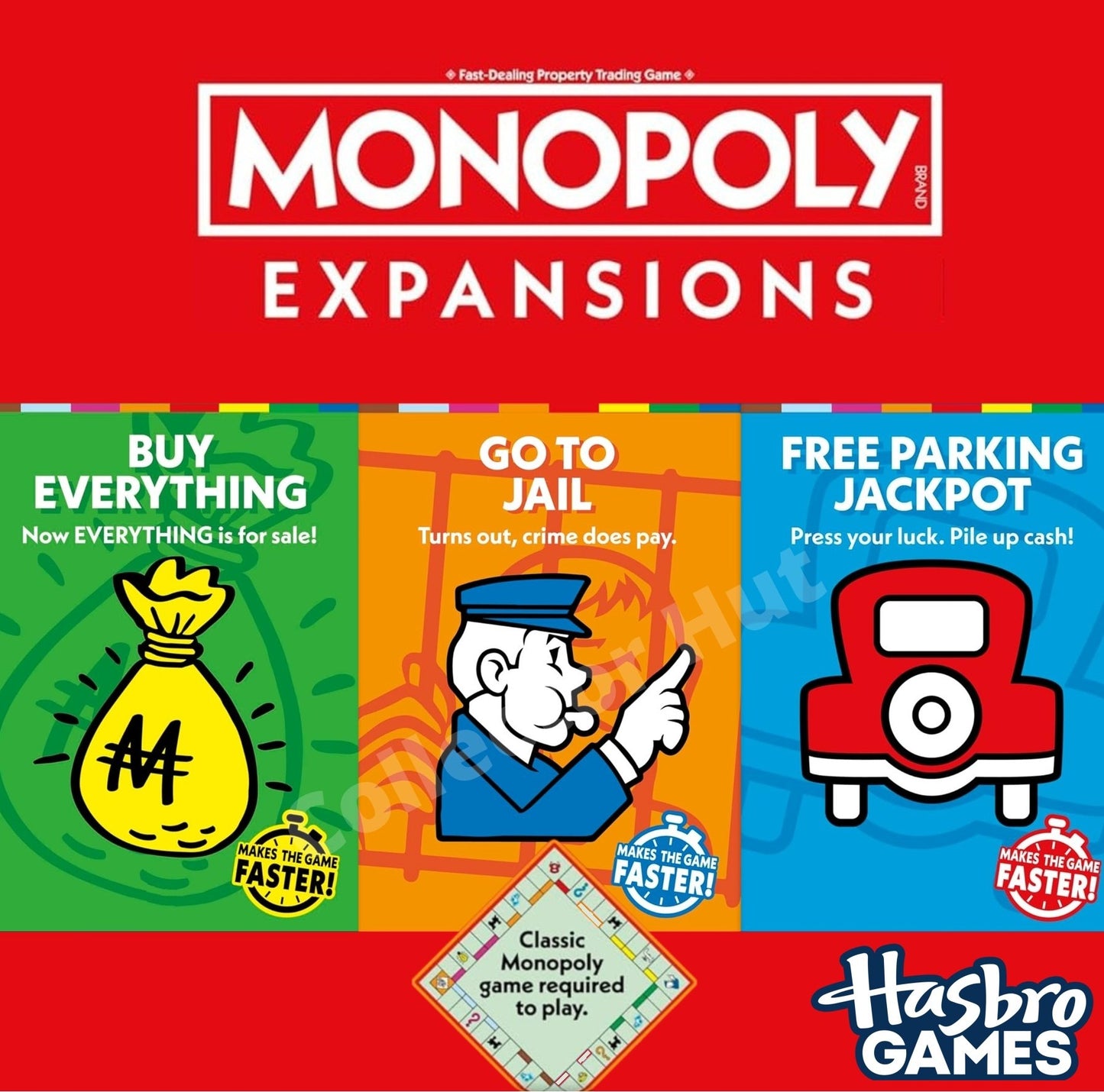 Monopoly Official Expansion Packs NEW Genuine