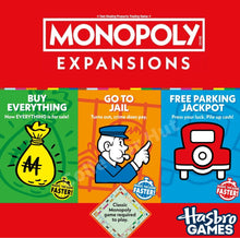 Monopoly Official Expansion Packs NEW Genuine