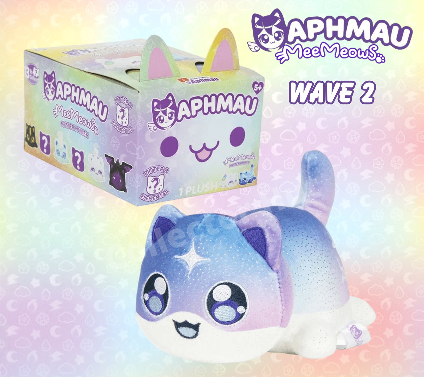 Aphmau MeeMeows Mystery 6" Plush Litter 8 ELEMENTAL IDENTIFIED You Choose