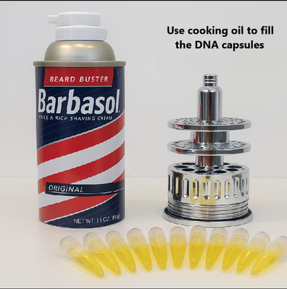 Jurassic Park Movie Prop Barbasol Cryo DNA Embryo Canistor Denis Nedry