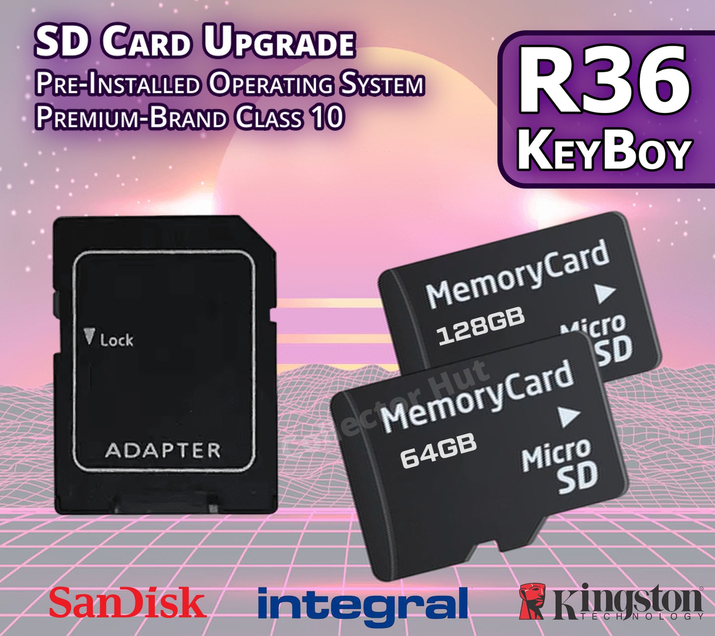 R36S R36H ARKOS Accessories, Spares & SD Card Storage Upgrades