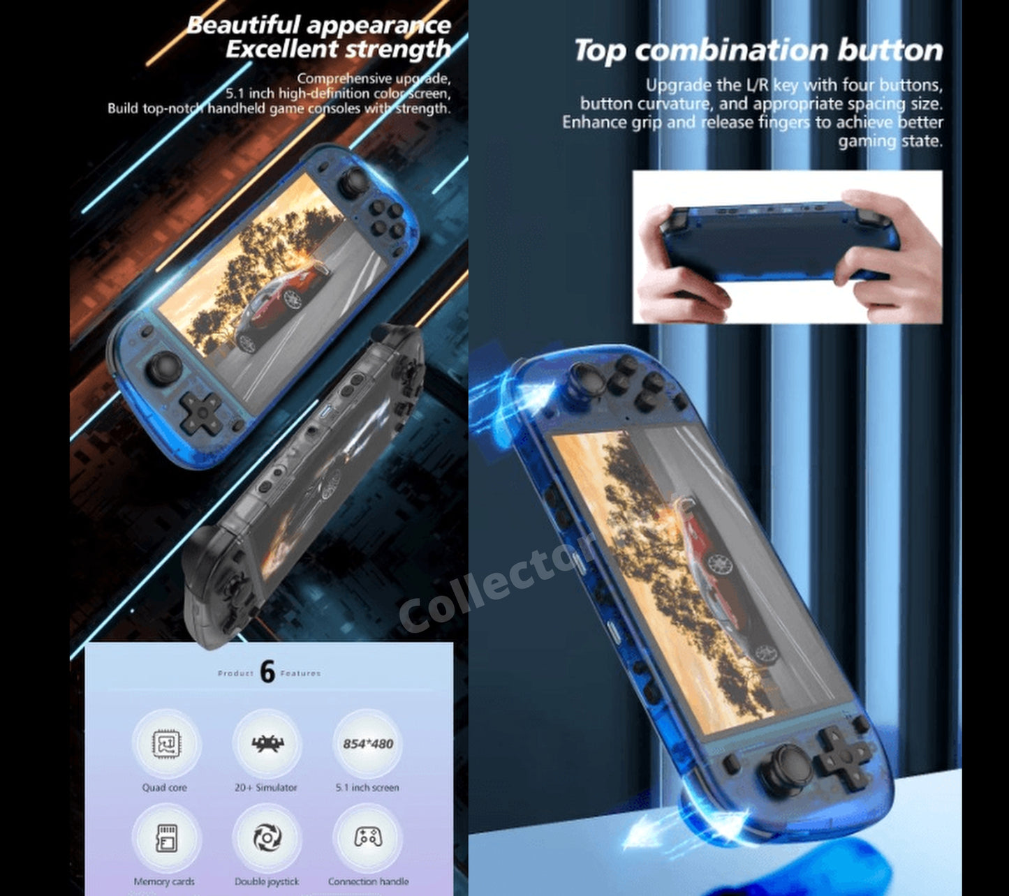 R50S LATEST ARKOS 2025 Retro Handheld Games Emulator Console 64GB 128GB GENUINE