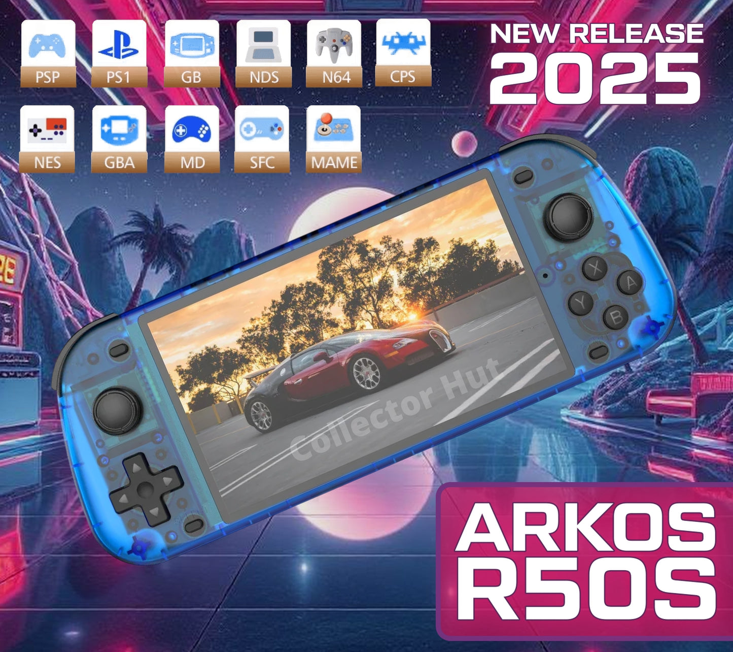 R50S LATEST ARKOS 2025 Retro Handheld Games Emulator Console 64GB 128GB GENUINE