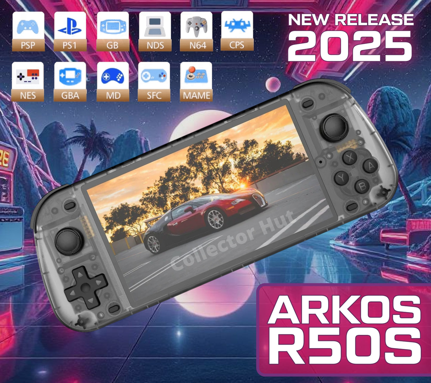 R50S LATEST ARKOS 2025 Retro Handheld Games Emulator Console 64GB 128GB GENUINE