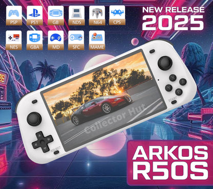 R50S LATEST ARKOS 2025 Retro Handheld Games Emulator Console 64GB 128GB GENUINE