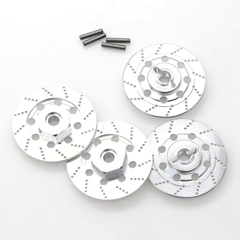 RC Metal Brake Disc Set 1:!2 1:10 1:8 Scale Car Truck Model 12mm Hub
