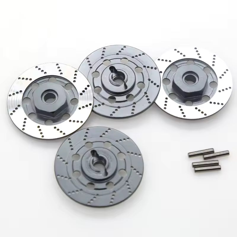 RC Metal Brake Disc Set 1:!2 1:10 1:8 Scale Car Truck Model 12mm Hub