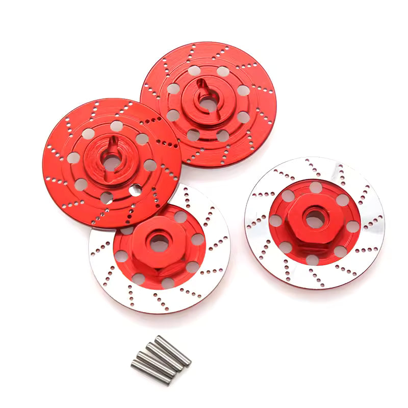 RC Metal Brake Disc Set 1:!2 1:10 1:8 Scale Car Truck Model 12mm Hub