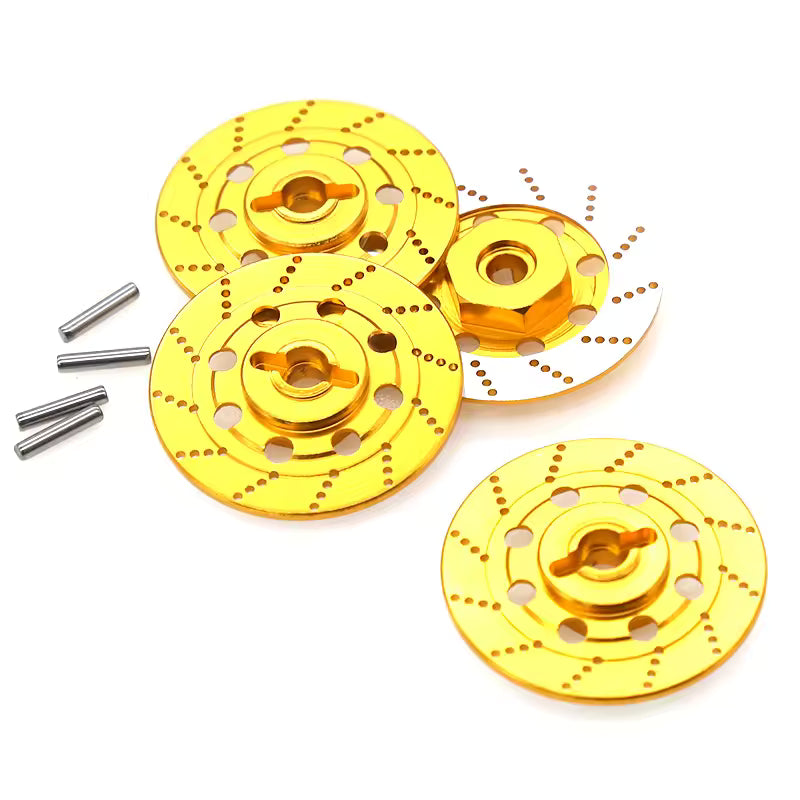 RC Metal Brake Disc Set 1:!2 1:10 1:8 Scale Car Truck Model 12mm Hub
