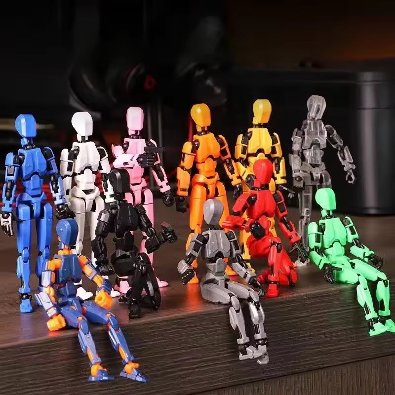 Shapeshift Robots Constructable Posable Action Figures for Art & Build Play