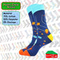 Happy Crew Socks Novelty Breathable Anti-Odour Men's Unisex UK 9-11 EU 43-46
