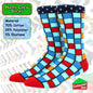 Happy Crew Socks Novelty Breathable Anti-Odour Men's Unisex UK 9-11 EU 43-46