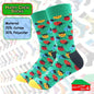 Happy Crew Socks Novelty Breathable Anti-Odour Men's Unisex UK 9-11 EU 43-46