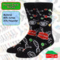 Happy Crew Socks Novelty Breathable Anti-Odour Men's Unisex UK 9-11 EU 43-46