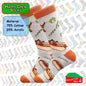 Happy Crew Socks Novelty Breathable Anti-Odour Men's Unisex UK 9-11 EU 43-46