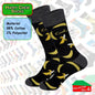 Happy Crew Socks Novelty Breathable Anti-Odour Men's Unisex UK 9-11 EU 43-46