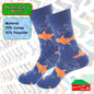 Happy Crew Socks Novelty Breathable Anti-Odour Men's Unisex UK 9-11 EU 43-46