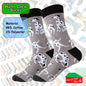 Happy Crew Socks Novelty Breathable Anti-Odour Men's Unisex UK 9-11 EU 43-46