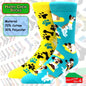 Happy Crew Socks Novelty Breathable Anti-Odour Men's Unisex UK 9-11 EU 43-46