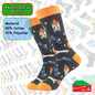 Happy Crew Socks Novelty Breathable Anti-Odour Men's Unisex UK 9-11 EU 43-46